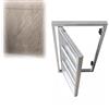 Generic Pannello di Accesso Nascosto per pareti piastrellate, Porta di ispezione da Incasso con Pulsante Magnetico, sportello di Servizio con Telaio in Alluminio Rinforzato(500x600mm)