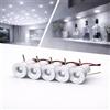 Partenopea Kit 5 Mini Faretto LED Incasso 1W 12V IP65 Punto Luce Cielo Stellato per Interno Esterno Scale Piscine Vetrine Camper Barche Segnapasso Basso Consumo Illuminazione (Luce fredda 6500K, Bianco, 5)