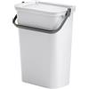 Tontarelli - Cestino MODA con manico 10 L bianco