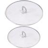 FISHSHOP Paraspruzzi per Padelle in Acciaio Inox 2 PCS Padelle Paraspruzzi per Padelle per Padelle, Protezione Contro Gli Schizzi di Olio, Protezione Contro Gli Spruzzi