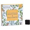 Generico Aromafume Incenso in Mattoncini 3 Confezioni da 9 Pezzi Incensi Atossici Naturali (Salvia bianca e Palo Santo)