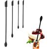 Wopanxye Spatola di bellezza, 4 spatole per trucco per cosmetici e barattoli da cucina, adatta per barattoli di marmellata, lattine strette, paletta piccola in silicone Last Drop, agitatore per