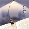 Gritin 2026 2a Gen Luce per Lettura Libri a Letto- 30 LED Full Spectrum, 5 Colori & 5 Luminosità, Fascio Regolabile Largo/Stretto, Batteria 1500mAh Lunga Durata, Ricaricabile Clip per Amanti Libri