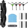 Lubluelu Set di accessori originali SL60D, SL68, SL60 Pro, SL68 Plus, aspirapolvere robotico, 1spazzola principale, 4 spazzole laterali, 4 filtri Hepa, 4 panni per la pulizia