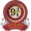 Silver Buffalo Harry Potter Silver Buffalo Hogwarts Express Platform 9 3/4 Orologio da tavolo