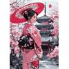 NEWENMO 5D Donna Giapponese Diamond Painting Adulti Pittura Diamante Kits