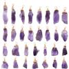SUPERFINDINGS 30 Pz Naturale Ciondoli Pietre Irregolari di Quarzo, Cristallo Punto di Chakra Reiki Set, Foro: 3 mm