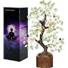 Vicloon Verde Cristallo Albero della Vita, Albero di Cristallo, Cristalli Curativi, Fengshui Ornamento, Guarigione Meditazione Reiki Portafortuna Regalo, Home Office Decorazione