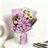Bcuuozeeing Bouquet di fiori all'uncinetto, fiori all'uncinetto, bouquet artificiale, tulipano, per la festa della mamma, San Valentino, anniversario, matrimonio, compleanno, regalo per mamma, amici, amanti
