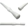 GLOBALCORPORATION ASTINE A MOLLA PER TENDA A VETRO MULTIUSO TELESCOPICA PER APPENDIABITI ARMADIO BIANCO BACCHETTE ESTENSIBILE BASTONCINI A PRESSIONE BASTONE PER TENDE REGGITENDE FINESTRA150-200cm