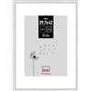 DEHA Design cornici funerariecon passe-partout, 29,7 x 42 cm (A3), alluminio, Plata, cornice per posterin formato verticale e orizzontale, vetro vero, Memoria