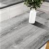 Stickyart Carta Adesiva per per Mobili Piano Cucina Legno Grigia 30cmX400cm Pellicola Adesiva per Mobili Legno Carta da Parati Impermeabile PVC Rivestimento Parete Decorazioni Parete Cucina Rimovibile