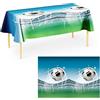 Procos- Tovaglia plastica Pallone Calcio Soccer Fans Party (180x120cm), Modello Stampato, Multicolore, 70.9 x 47.2 inch (Rechteckig), 93748