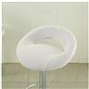 Mswborml Rotondo Copri Sgabelli Cucina con Schienale Cavo 4/2 Pezzi, Elasticizzato Coprisedie Fodere per Sgabelli Rotondi da Bar con Schienale Aperto, Girevoli Coprisgabello da Bar Lavabile,A,1PC
