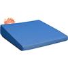 GEEMMA s.r.l. Cuscino seduta memory a forma di cuneo. Cuscino posturale per sedie ufficio o migliorare la seduta di autovetture. Misura: 40x40 cm con altezza di 3 e 10 cm