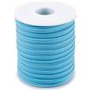 Craftdady Cordino elastico, 5 mm, intrecciato, elastico, per fascia, cucito, acquamarina