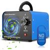 Strixorn Generatore di ozono 60000 MG/h, ozonizzatore Industriale per 300㎡, purificatore d'Aria all'ozono con Timer, generatore di ozono per Auto, Appartamento, Ufficio (Blu)