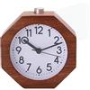 Lancoon Sveglia Analogica In Legno, 9 Cm Non Ticchettante E Silenziosa Con Numeri Arabi, Sveglia Con Retroilluminazione E Funzione Snooze A Batteria Per Camere Da Letto Con Sonno Pesante