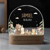 Generico Lampada Personalizzata con Nome per Bambina - Luce Notturna Bambini Personalizzata, Regalo Neonata Femmina Nascita Bimba, Idee Regali Battesimo, Luce LED da Tavolo per camera da Letto,Stile 2