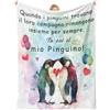 Apjielop Regalo Matrimonio, Regalo Anniversario per Lei Lui - Flanella Coperta, Ti Amo Regali, Idee Romantico Regalo Compleanno per Moglie Marito Coppia Fidanzata Fidanzato