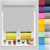 NINGBAI Tenda Oscurante Termica 30 x 120 cm Tende a Rullo Oscuranti Su Misura, Tenda a Rullo a Doppio, Tenda personalizzabile su misura e colore per Giardino Esterno,Balcone, Grigio