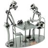 Steelman24 I Omini di Viti Giocatori di Scacchi I Idee Regalo Originale I Soprammobili in Metallo I Modellino