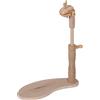 MILWARDS Telaio per sedile regolabile - a mani libere supporto per grembo, supporto per punto croce ruotabile, legno di faggio, con attacco a morsetto versatile