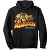 Madagascar Squished Group Shot Classic Movie Logo Felpa con Cappuccio