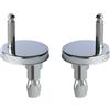 Schläfer 4538020 - Coppia cerniere Universali per Sedili Wc in Termoindurente, Set Fissaggio Copriwate in Acciaio cromato sganciabili ad espansione per fori 14-16 mm, avvitabili dall'alto -2pz.