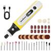 Enventor Mini Utensile Rotante Multifunzione a Batteria 4V con 75 Accessori, 3 Velocità Regolabili, 5000-16000RPM, Ricarica USB, per Incisione, Smerigliatura, Lucidatura, Foratura, Pulizia