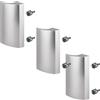 SOTECH 3 x SOTECH maniglia per porta da balcone SEJA II alluminio acciaio inox 85 x 40 x 20 mm maniglia per porta da patio