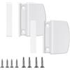 AwmnSrman 2 maniglie per porta del balcone, per esterni, colore bianco, in plastica, versatile