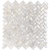 Introscience - Mosaico in madreperla per backsplash da cucina, pareti per bagno, spa, piscina, 2 mm, 280 x 280 mm, 10 pezzi