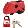 Cerlingwee Kit Universale di Blocco per Interruttore Automatico 8 mm con Lucchetto per Microinterruttori e di Blocco Tag Out
