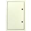 MAGGINI SPORTELLO PER CONTATORE GAS IN ACCIAIO ZINCATO VERNICIATO BIANCO RAL 9010 CON GUARNIZIONE (cm 50 h. x 40 L.)