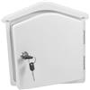 Uonlytech Scatola Per Pacchi Da Esterno Con Serratura, Contenitore Plastica Per Latte Da Parete, Cassette Postali Esterne Per Veranda 22x9x25 Cm, Resistente e Versatile Per Casa e Giardino