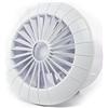 MKK airRoxy Ventola da parete o soffitto, ventilatore interno, per bagno, cucina, cuscinetto a sfera 100 mm, 10 cm, aRid