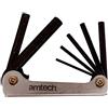 Amtech Am-Tech - Set di 7 chiavi a brugola pieghevoli