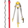 Mountlaser 3M - Set di livellamento telescopico e treppiede di misurazione, set di misurazione ad alte prestazioni (portata 3 metri, treppiede giallo)