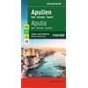 FREYTAG-BERNDT UND ARTARIA Puglia. Bari 1:150.000: Straßen- und Freizeitkarte Bari - Brindisi - Tarent, mit Infoguide, Top Tips, Innenstadtplan: AK 0627