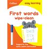 Collins Easy Learning Preschool First Words Age 3-5 Wipe Clean Activity Book For Home Learn: Ideal for home learning