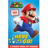 Farshore Official Super Mario Here We Go!: A super fun puzzle and activity book - perfect for kids and fans of the video game!