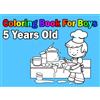 CREATESPACE Coloring Book For Boys 5 Years Old