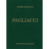 Casa Musicale Sonzogno Ruggero Leoncavallo: Pagliacci | Opera completa per voce e pianoforte | Spartito vocale integrale | Per canto lirico, studenti e accompagnatori | Edizione rilegata | Repertorio operistico italiano
