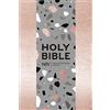 Hodder Faith NIV Pocket Rose Gold Terrazzo Soft-tone Bible with Zip