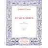 Alphonse Leduc Gabriel faure : 20 melodies vol.2 piano et voix mezzo
