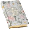 Christian Art Gifts KJV Holy Bible, Compact Vegan Leather Red Letter Edition - Ribbon Marker, King James Version, Gray Floral (KJV Compact Editions)
