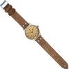 Ailager Orologio tedesco Luftwaffe stile aviatore - The Beobachtungsuhr - Marrone, Marrone, Militare