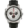Swiss Alpine Military 7078.9 9538sam, orologio analogico al quarzo, in pelle, nero/acciaio/Si-sw, cinturino