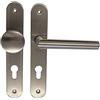 Alpertec Porta in acciaio inox Alpertec Martina - LS per casa un corridoio porte DIN sinistra con bottone automatico set PZ maniglia porta guarnizioni, 32854033